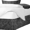 6ix Tailors Fine Linens Langston Onyx King Bed Skirt 18" drop 2 6ix Tailors Fine Linens Langston Onyx King Bed Skirt 18" drop -Linens Shop Belk 2224