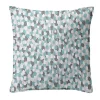 6ix Tailors Fine Linens Keller Teal 20" SQ Decor Pillow (Feather Insert)