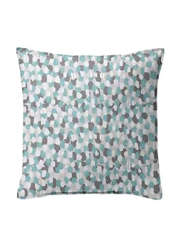 6ix Tailors Fine Linens Keller Teal 20" SQ Decor Pillow (Feather Insert)