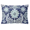 6ix Tailors Fine Linens Osha Blue/Aqua 14X20" Oblong Decor Pillow (Feather Insert)