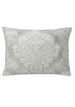6ix Tailors Fine Linens Ophelia Stone 14X20" Oblong Decor Pillow (Feather Insert)
