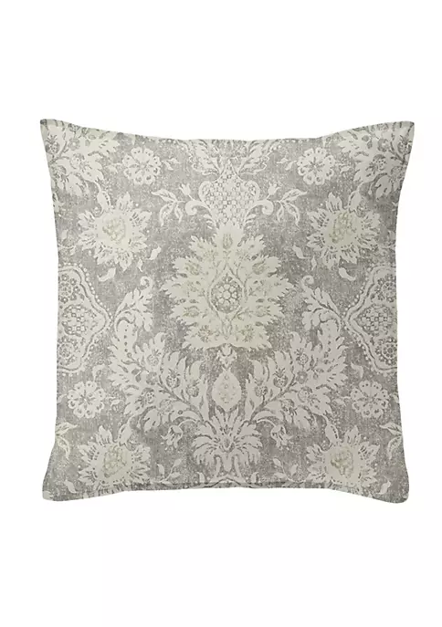 6ix Tailors Fine Linens Osha Taupe/Beige 24" SQ Decor Pillow (Feather Insert) 3 6ix Tailors Fine Linens Osha Taupe/Beige 24" SQ Decor Pillow (Feather Insert)