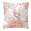 6ix Tailors Fine Linens Reef Coral 20" SQ Decor Pillow (Feather Insert) 1 6ix Tailors Fine Linens Reef Coral 20" SQ Decor Pillow (Feather Insert) -Linens Shop Belk 2266