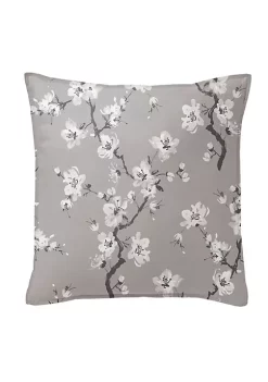 6ix Tailors Fine Linens Sakura Taupe 20" SQ Decor Pillow (Feather Insert)