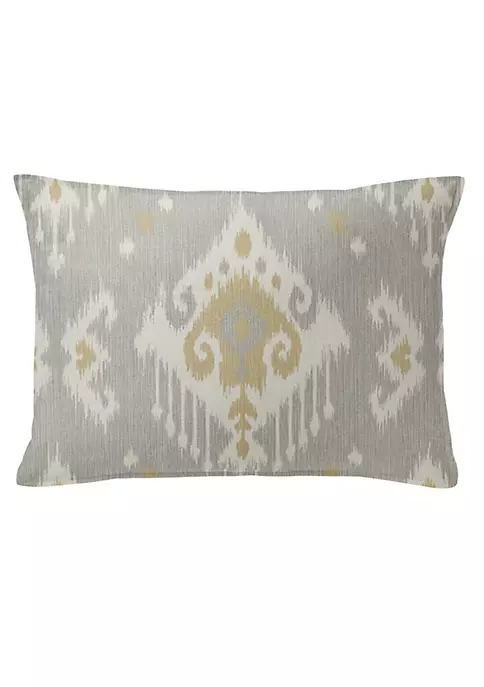 6ix Tailors Fine Linens Mahal Gray 14X20" Oblong Decor Pillow (Feather Insert) 2 6ix Tailors Fine Linens Mahal Gray 14X20" Oblong Decor Pillow (Feather Insert)