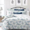 6ix Tailors Fine Linens Auclair Blue California King Coverlet & 2 Shams Set -Linens Shop Belk 28