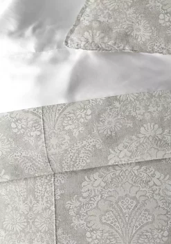 6ix Tailors Fine Linens Ophelia Stone King Comforter & 2 Shams Set -Linens Shop Belk 288