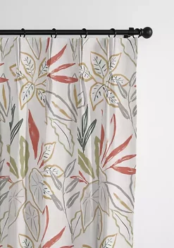 6ix Tailors Fine Linens Fall Foliage Beige Pinch Pleat Drapery Panel Pair (40" W x 132" L) 25 6ix Tailors Fine Linens Fall Foliage Beige Pinch Pleat Drapery Panel Pair (40" W x 132" L) -Linens Shop Belk 326