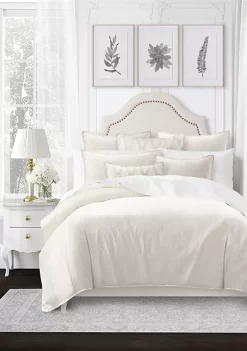 6ix Tailors Fine Linens Luella Ivory Twin Comforter & 1 Sham Set
