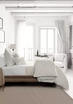 6ix Tailors Fine Linens Luella Ivory Twin Comforter & 1 Sham Set -Linens Shop Belk 343