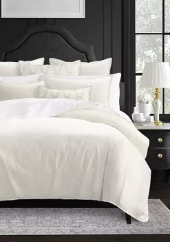 6ix Tailors Fine Linens Luella Ivory Twin Comforter & 1 Sham Set -Linens Shop Belk 344