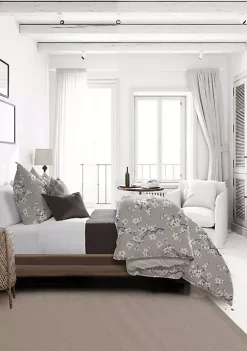 6ix Tailors Fine Linens Sakura Taupe California King Coverlet & 2 Shams Set 10 6ix Tailors Fine Linens Sakura Taupe California King Coverlet & 2 Shams Set -Linens Shop Belk 36