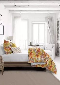 6ix Tailors Fine Linens Lantana Orange Queen Coverlet & 2 Shams Set 10 6ix Tailors Fine Linens Lantana Orange Queen Coverlet & 2 Shams Set -Linens Shop Belk 378