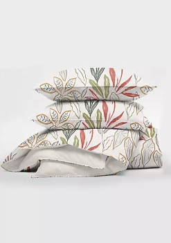 6ix Tailors Fine Linens Fall Foliage Beige Full/Double Comforter & 2 Shams Set -Linens Shop Belk 400