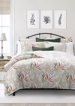 6ix Tailors Fine Linens Fall Foliage Beige Full/Double Comforter & 2 Shams Set -Linens Shop Belk 402