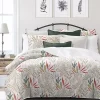 6ix Tailors Fine Linens Fall Foliage Beige Twin Coverlet & 1 Sham Set -Linens Shop Belk 403