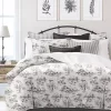 6ix Tailors Fine Linens Auclair Gray California King Comforter & 2 Shams Set -Linens Shop Belk 433