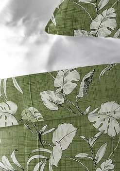 6ix Tailors Fine Linens Tropez Green California King Comforter & 2 Shams Set -Linens Shop Belk 471