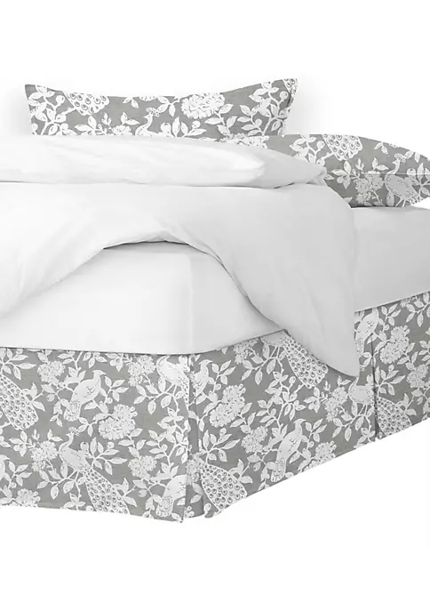 6ix Tailors Fine Linens Lark Taupe Twin Bed Skirt 18" drop 14 6ix Tailors Fine Linens Lark Taupe Twin Bed Skirt 18" drop - Image 12