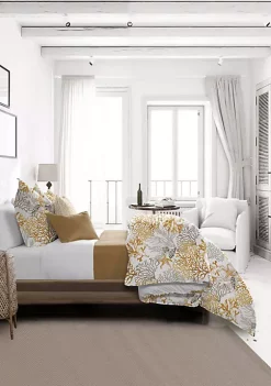 6ix Tailors Fine Linens Reef Gold Full/Double Coverlet & 2 Shams Set 10 6ix Tailors Fine Linens Reef Gold Full/Double Coverlet & 2 Shams Set -Linens Shop Belk 51