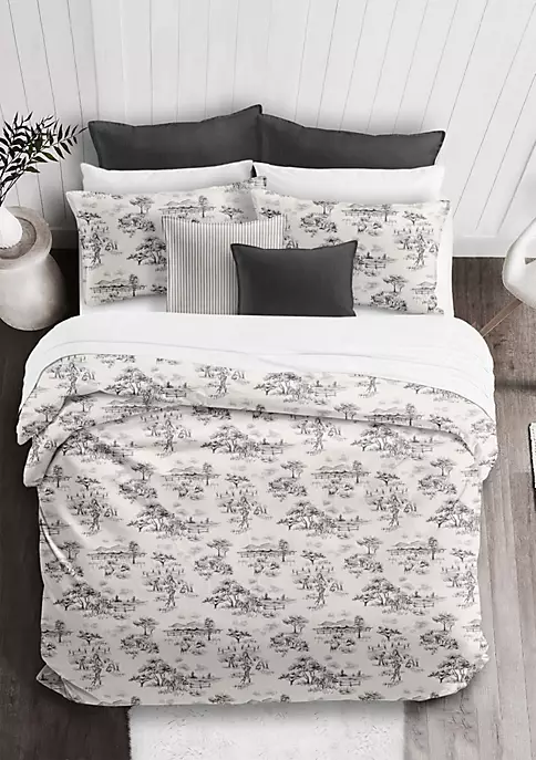 6ix Tailors Fine Linens Auclair Gray California King Coverlet & 2 Shams Set 4 6ix Tailors Fine Linens Auclair Gray California King Coverlet & 2 Shams Set - Image 2