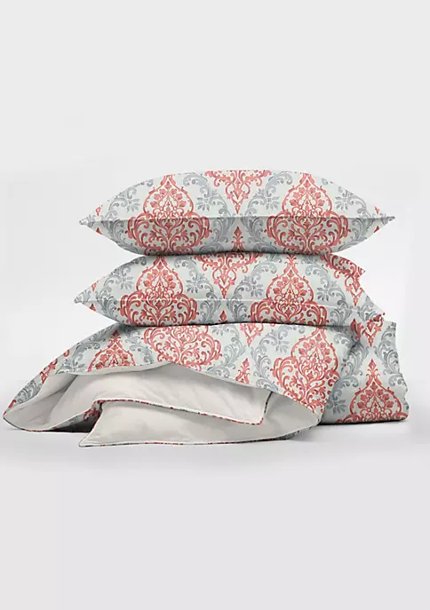 6ix Tailors Fine Linens Adira Coral King Coverlet & 2 Shams Set 7 6ix Tailors Fine Linens Adira Coral King Coverlet & 2 Shams Set - Image 5