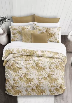 6ix Tailors Fine Linens Bamboo Harvest Gold Queen Coverlet & 2 Shams Set 9 6ix Tailors Fine Linens Bamboo Harvest Gold Queen Coverlet & 2 Shams Set -Linens Shop Belk 598