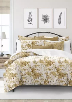6ix Tailors Fine Linens Bamboo Harvest Gold Queen Coverlet & 2 Shams Set 12 6ix Tailors Fine Linens Bamboo Harvest Gold Queen Coverlet & 2 Shams Set -Linens Shop Belk 601