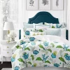 6ix Tailors Fine Linens Cottage Lane Azure Full/Double Comforter & 2 Shams Set -Linens Shop Belk 628