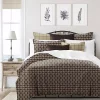 6ix Tailors Fine Linens Fendine Chocolate California King Comforter & 2 Shams Set 2 6ix Tailors Fine Linens Fendine Chocolate California King Comforter & 2 Shams Set -Linens Shop Belk 69