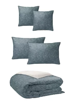 6ix Tailors Fine Linens Rivington Marine King Coverlet & 2 Shams Set -Linens Shop Belk 691