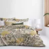 6ix Tailors Fine Linens Marikka Natural California King Duvet Cover & 2 Shams Set -Linens Shop Belk 704