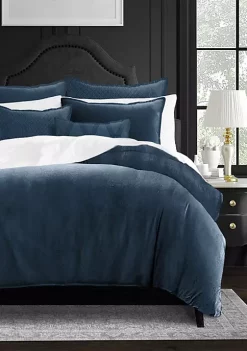6ix Tailors Fine Linens Basic Velvet Marine Full/Double Comforter & 2 Shams Set 13 6ix Tailors Fine Linens Basic Velvet Marine Full/Double Comforter & 2 Shams Set -Linens Shop Belk 76