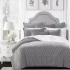 6ix Tailors Fine Linens Desdemona Platinum Queen Comforter & 2 Shams Set -Linens Shop Belk 788