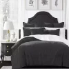 6ix Tailors Fine Linens Brea Black Queen Comforter & 2 Shams Set -Linens Shop Belk 813