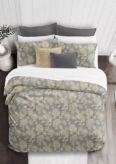 6ix Tailors Fine Linens Golden Bloom Barley Twin Duvet Cover & 1 Sham Set 7 6ix Tailors Fine Linens Golden Bloom Barley Twin Duvet Cover & 1 Sham Set - Image 5