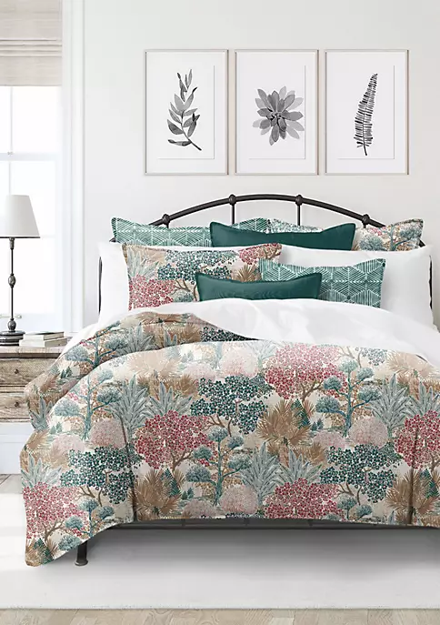 6ix Tailors Fine Linens Marikka Teal California King Coverlet & 2 Shams Set 8 6ix Tailors Fine Linens Marikka Teal California King Coverlet & 2 Shams Set - Image 6