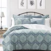 6ix Tailors Fine Linens Bellamy Blue Queen Coverlet & 2 Shams Set -Linens Shop Belk 880