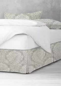 6ix Tailors Fine Linens Ophelia Stone Full/Double Bed Skirt 18" drop 16 6ix Tailors Fine Linens Ophelia Stone Full/Double Bed Skirt 18" drop -Linens Shop Belk 895
