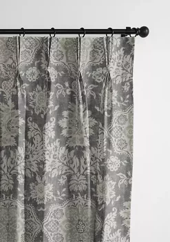 6ix Tailors Fine Linens Osha Mocha/Charcoal Pinch Pleat Drapery Panel Pair (40" W x 84" L) 23 6ix Tailors Fine Linens Osha Mocha/Charcoal Pinch Pleat Drapery Panel Pair (40" W x 84" L) -Linens Shop Belk 933