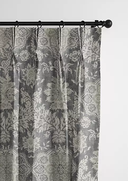 6ix Tailors Fine Linens Osha Mocha/Charcoal Pinch Pleat Drapery Panel Pair (40" W x 84" L) 14 6ix Tailors Fine Linens Osha Mocha/Charcoal Pinch Pleat Drapery Panel Pair (40" W x 84" L) - Image 12