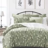 6ix Tailors Fine Linens Sakura Green King Coverlet & 2 Shams Set -Linens Shop Belk 94