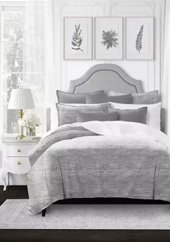 6ix Tailors Fine Linens Cabrera Gray California King Comforter & 2 Shams Set