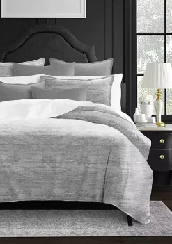6ix Tailors Fine Linens Cabrera Gray California King Comforter & 2 Shams Set -Linens Shop Belk 966